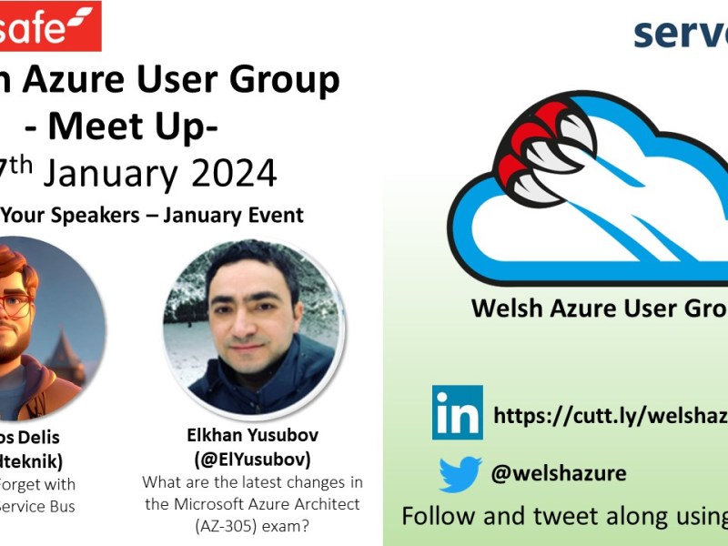 Welsh Azure User Group January 2024 Meet&nbsp;Up!