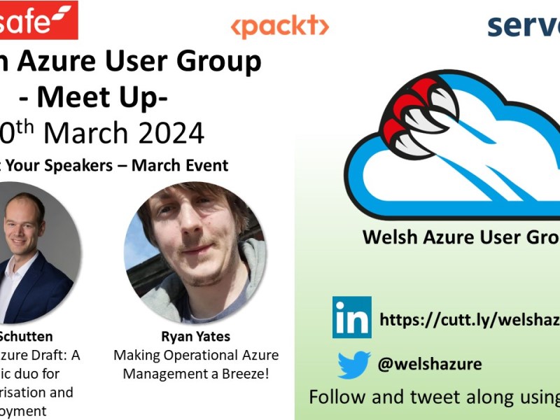 Welsh Azure User Group March 2024 Meet&nbsp;Up!
